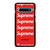 SUPREME RED OFF WHITE Samsung Galaxy S10 Plus Case