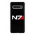 N7 MASS EFFECT METAL LOGO Samsung Galaxy S10 Case