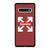OFF WHITE LOGO X SUPREME RED Samsung Galaxy S10 Case