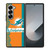 MIAMI DOLPHINS WALPPAPER NFL Samsung Galaxy Z Fold 6 Case Cover