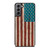 AMERICAN FLAG USA WOOD 2 Samsung Galaxy S21 Plus Case