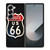 ROUTE 66 STREET US LOGO CARBON Samsung Galaxy Z Fold 6 Case Cover ROUTE 66 STREET US LOGO CARBON Samsung Galaxy Z Fold 6 Case Cover