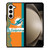 MIAMI DOLPHINS WALPPAPER NFL Samsung Galaxy Z Fold 5 Case Cover