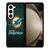 MIAMI DOLPHINS WOODEN LOGO Samsung Galaxy Z Fold 5 Case Cover