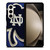 NOTRE DAME BLUE SHAMROCK LOGO Samsung Galaxy Z Fold 5 Case Cover