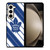 TORONTO MAPLE LEAFS DIAGONAL STRIPE Samsung Galaxy Z Fold 5 Case Cover