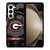 UNIVERSITY OF GEORGIA BULLDOGS UGA BLACK Samsung Galaxy Z Fold 5 Case Cover