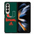 MIAMI HURRICANES GREEN LOGO Samsung Galaxy Z Fold 4 Case Cover