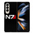 N7 MASS EFFECT METAL LOGO Samsung Galaxy Z Fold 4 Case Cover