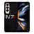 N7 MASS EFFECT PLATE EMBLEM Samsung Galaxy Z Fold 4 Case Cover