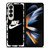NIKE SWOOSH ROUND BLACK Samsung Galaxy Z Fold 4 Case Cover