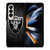 OAKLAND RAIDERS METAL LOGO Samsung Galaxy Z Fold 4 Case Cover OAKLAND RAIDERS METAL LOGO Samsung Galaxy Z Fold 4 Case Cover