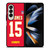 PATRICK MAHOMES KANSAS CITY CHIEFS KIT Samsung Galaxy Z Fold 4 Case Cover