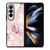 PINK VICTORIA'S SECRET FLOWER Samsung Galaxy Z Fold 4 Case Cover