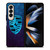PORSCHE CAR BLUE LOGO Samsung Galaxy Z Fold 4 Case Cover