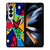 ROMERO BRITTO POP TEXAS MAP Samsung Galaxy Z Fold 4 Case Cover