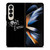 ROYAL ENFIELD BLACK TANK METAL LOGO Samsung Galaxy Z Fold 4 Case Cover