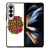SANTA CRUZ SKATEBOARD FLORAL WHITE Samsung Galaxy Z Fold 4 Case Cover SANTA CRUZ SKATEBOARD FLORAL WHITE Samsung Galaxy Z Fold 4 Case Cover