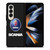 SCANIA TRUCK SAAB CARBON LOGO Samsung Galaxy Z Fold 4 Case Cover SCANIA TRUCK SAAB CARBON LOGO Samsung Galaxy Z Fold 4 Case Cover