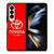 TOYOTA LETS GO BEYOND LOGO RED Samsung Galaxy Z Fold 4 Case Cover
