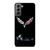 CORVETTE CAR LOGO BLACK Samsung Galaxy S21 Plus Case