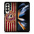 WASHINGTON REDSKINS AMERICAN FLAG Samsung Galaxy Z Fold 4 Case Cover