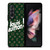 LOUIS VUITTON GREEN LOGO Samsung Galaxy Z Fold 3 Case Cover
