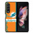 MIAMI DOLPHINS WALPPAPER NFL Samsung Galaxy Z Fold 3 Case Cover
