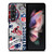 NEW ENGLAND PATRIOTS NFL STICKER BOMB Samsung Galaxy Z Fold 3 Case Cover
