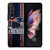 NEW ENGLAND PATRIOTS WOODEN LOGO Samsung Galaxy Z Fold 3 Case Cover