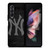 NEW YORK YANKEES METAL TEXTURE Samsung Galaxy Z Fold 3 Case Cover
