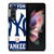 NEW YORK YANKEES WINCRAFT Samsung Galaxy Z Fold 3 Case Cover