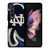 NOTRE DAME BLUE SHAMROCK LOGO Samsung Galaxy Z Fold 3 Case Cover