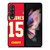 PATRICK MAHOMES KANSAS CITY CHIEFS KIT Samsung Galaxy Z Fold 3 Case Cover