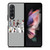 SNOOPY CHARLIE BROWN CROSS Samsung Galaxy Z Fold 3 Case Cover