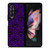 THE HAUNTED MANSION PURPLE PATTERN Samsung Galaxy Z Fold 3 Case Cover