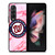 WASHINGTON NATIONALS PINK MARBLE Samsung Galaxy Z Fold 3 Case Cover