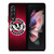 WISCONSIN BADGER METAL LOGO Samsung Galaxy Z Fold 3 Case Cover