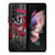 WISCONSIN BADGER WOODEN LOGO Samsung Galaxy Z Fold 3 Case Cover
