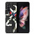 WOODEN CAMO BROWNING LOGO Samsung Galaxy Z Fold 3 Case Cover