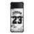 MICHAEL JORDAN 23 WHITE MARBLE Samsung Galaxy Z FLip4 5G Case Cover