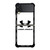 UNDER ARMOUR ROUND WHITE Samsung Galaxy Z FLip 3 5G Case Cover