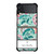 VERA BRADLEY MINT FLOWER Samsung Galaxy Z FLip 3 5G Case Cover