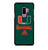 MIAMI HURRICANES GREEN LOGO Samsung Galaxy S9 Plus Case