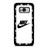 NIKE SWOOSH ROUND WHITE Samsung Galaxy S8 Case