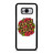 SANTA CRUZ SKATEBOARD FLORAL WHITE Samsung Galaxy S8 Case