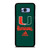 MIAMI HURRICANES GREEN LOGO Samsung Galaxy S8 Plus Case