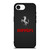 FERRARI LOGO RED CARBON iPhone 16e Case