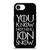 GAME OF THRONES KNOW NOTHING JON SNOW black rubber iPhone 16e Case