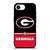 GEORGIA BULDOGS STRIPS iPhone 16e Case